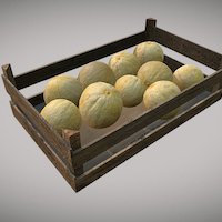 Cesta Meloni vegetable, melon
