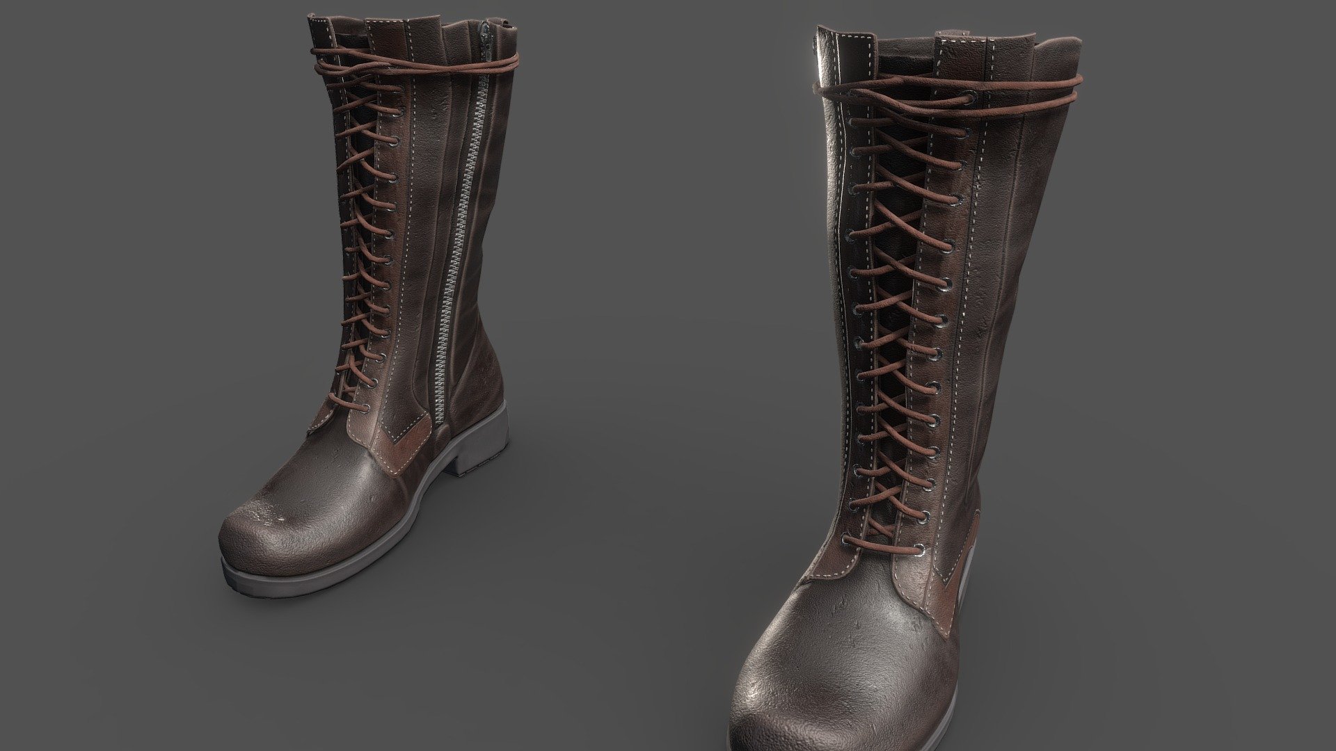 Another asset of my character in progress.
Soon a wip of the whole character will be available.

Created with blender, zbrush &amp; substance painter - Leather Boots - 3D model by Alex (@banzai502) 3d model
