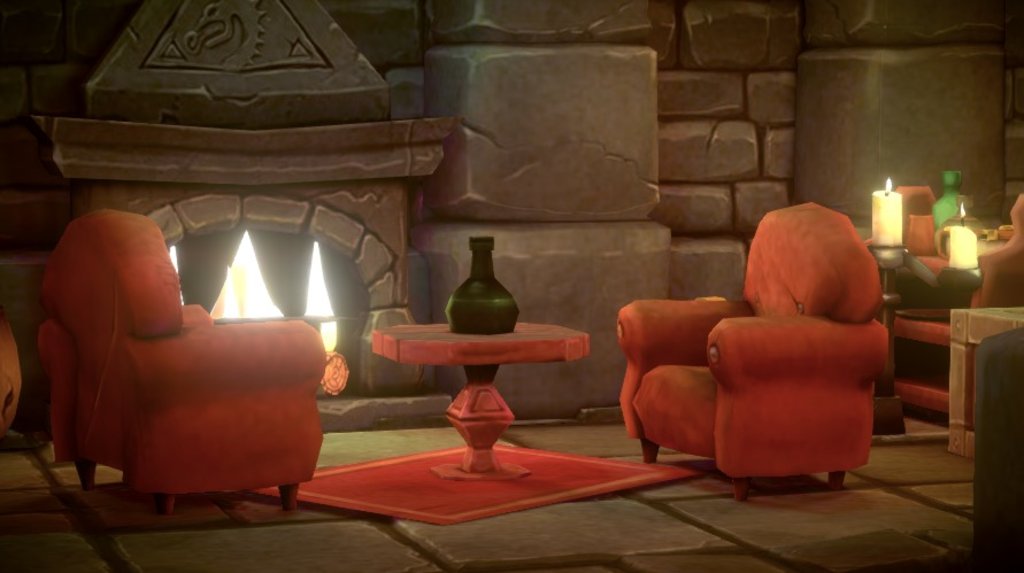 Environment assembled with a tile set of a mobile game I was working on last year.
Modeling in 3dsmax, texturepainting in 3dcoat and photoshop 3d model