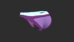 Female Cyber Knickers , fashion, girls, cyber, bottom, clothes, neon, teen, real, womens, bikini, underwear, wear, neonlight, pbr, low, poly, female, knickers