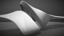 ZHA Table table, zha, zaha-hadid, 3dsmax, 3dsmaxpublisher, design