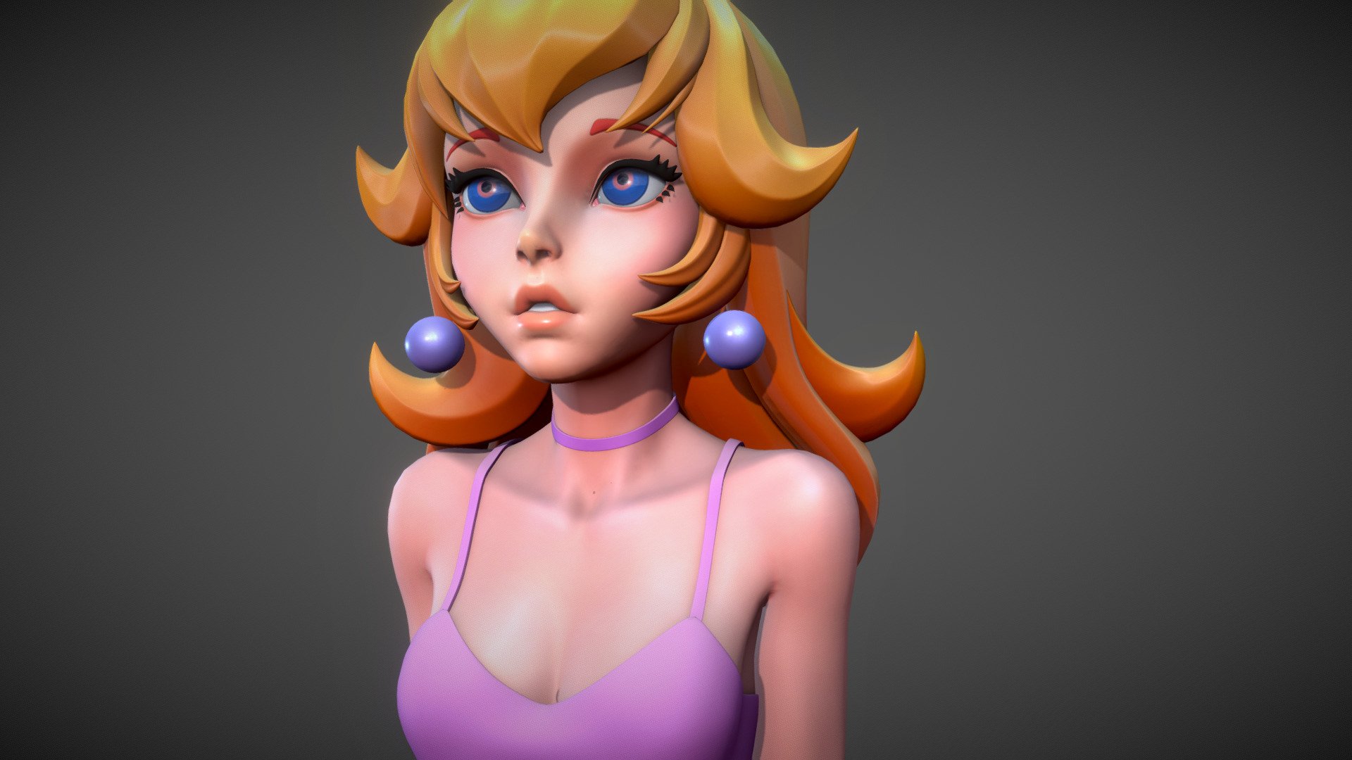 Realtime model. Stylized pbr textures.

Based on Ilya Kuvshinov illustration:
https://www.instagram.com/p/BoJ4ctGFn3U/

More images:
https://www.artstation.com/artwork/XBaLEn

Instagram:
https://www.instagram.com/kovalevich_pro/ - Princess Peach - 3D model by kovalevich 3d model