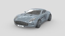 Low Poly Car modern, vehicles, one, cars, drive, motor, fashion, speed, run, beautiful, astonmartin, one-77, jamesbond, sportcars, aston-martin, vehicle, car, sport, aston-martin-one, astonmartinone