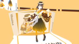 VRM model : 和香澄 Wakasumi vrchat, vrmodel, vtuber, vrm, vtuber-commission