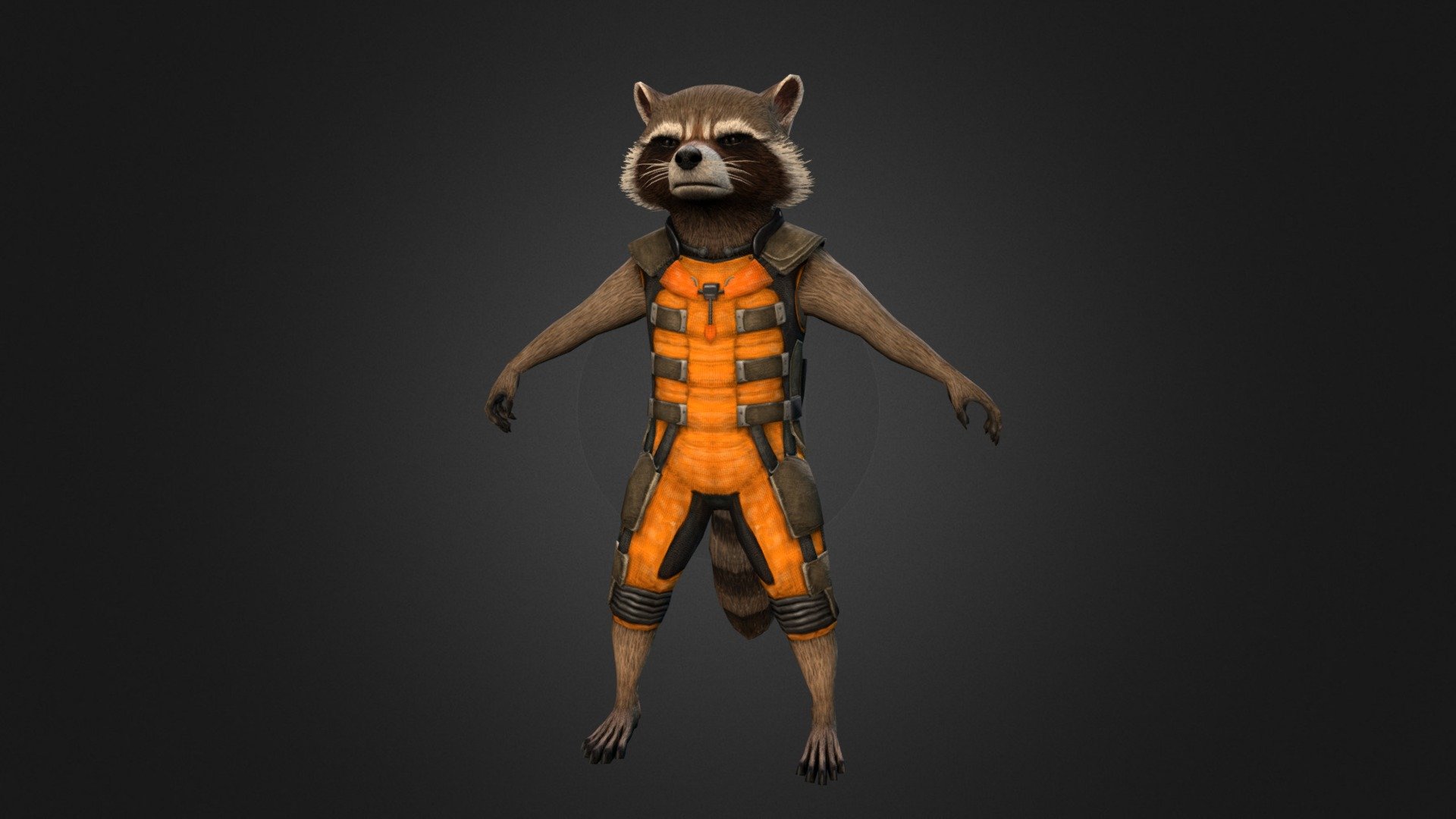 Now available to download for free!

Made for Unreal Tournament 2004 as a playable character. This was the first model I made that I hand painted on an external image editor (usually I would bake the textures in the modeling program) 3d model