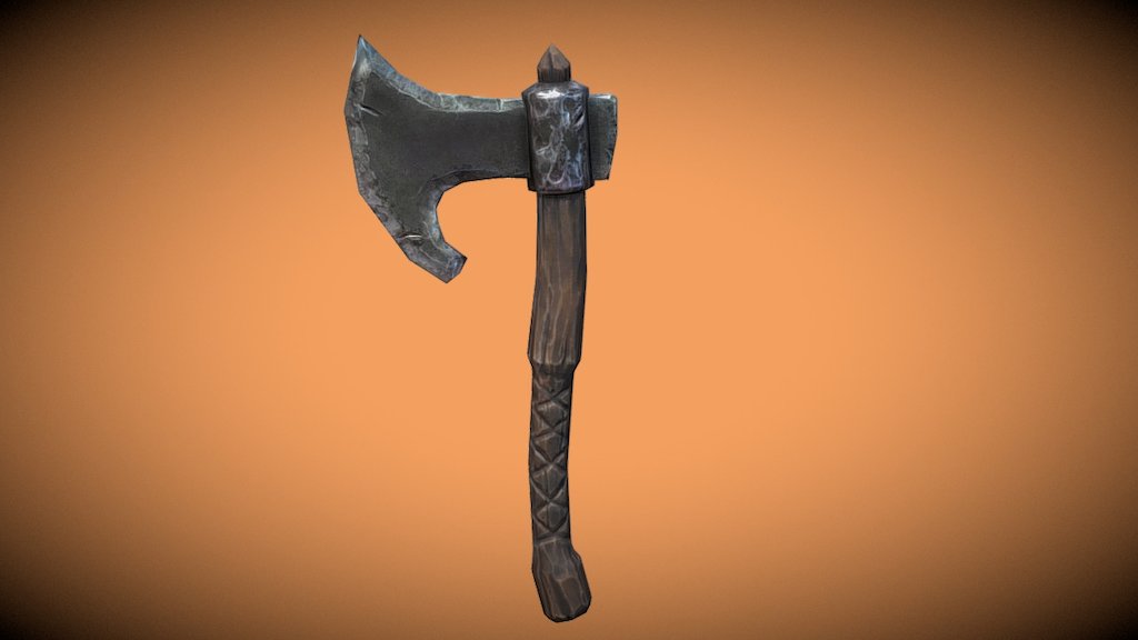 PBR Textures on Low Poly 3d model