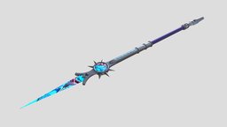 The Will spear, god, artifact, divine, weapon, photoshop, cinema4d, fantasy, c4d