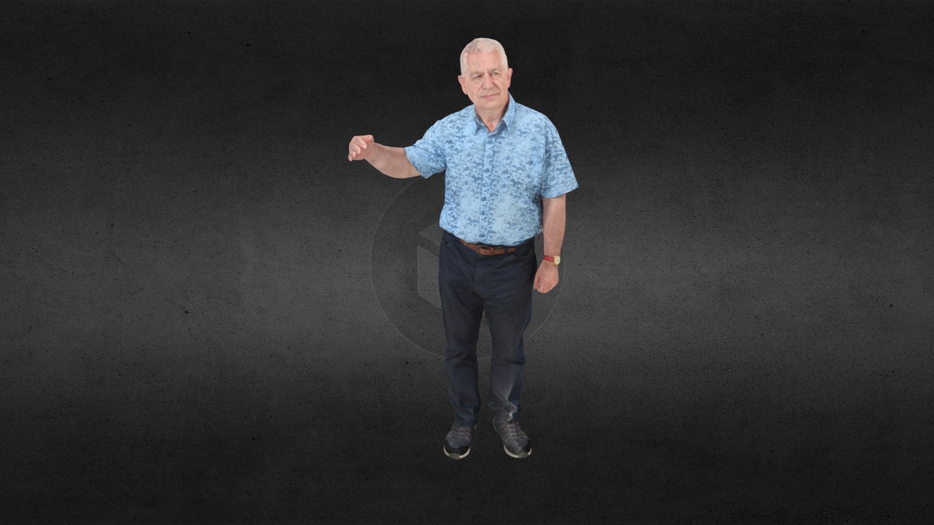 88160CE91D562DF3BDB802BE7BAFC99B2D762977 - Paul's Pose - The Studio - 3D model by backface 3d model