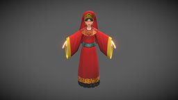 First Mother Of Godness sculpting, vietnam, godness, stylizedcharacter, substancepainter, maya, character, blender, lowpoly, model