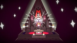 Cult of the Lamb toon, cult, lamb, devolver, blender