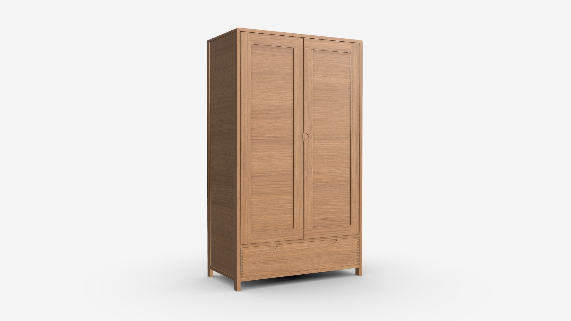 Wardrobe 2 Door Ercol Bosco - Buy Royalty Free 3D model by HQ3DMOD (@AivisAstics) 3d model
