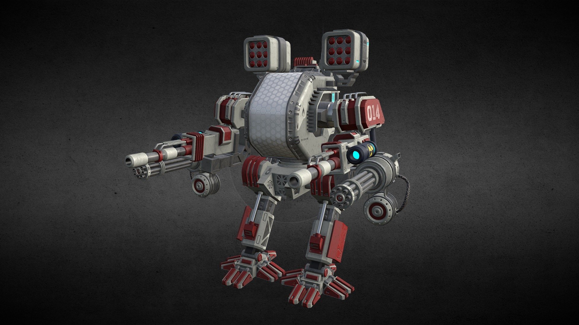Mech - MECH - 3D model by Yojik3d 3d model