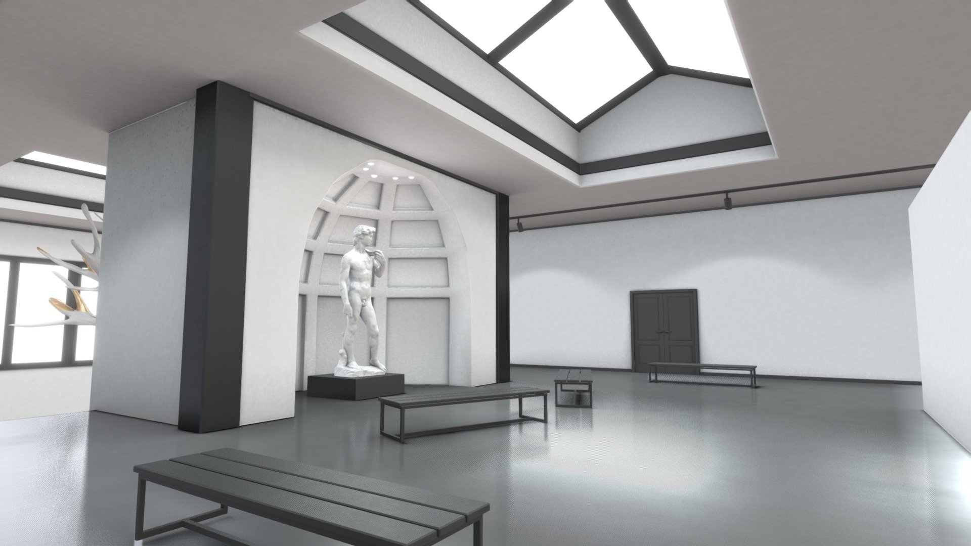 Art Gallery - Buy Royalty Free 3D model by Janis Zeps (@zeps9001) 3d model
