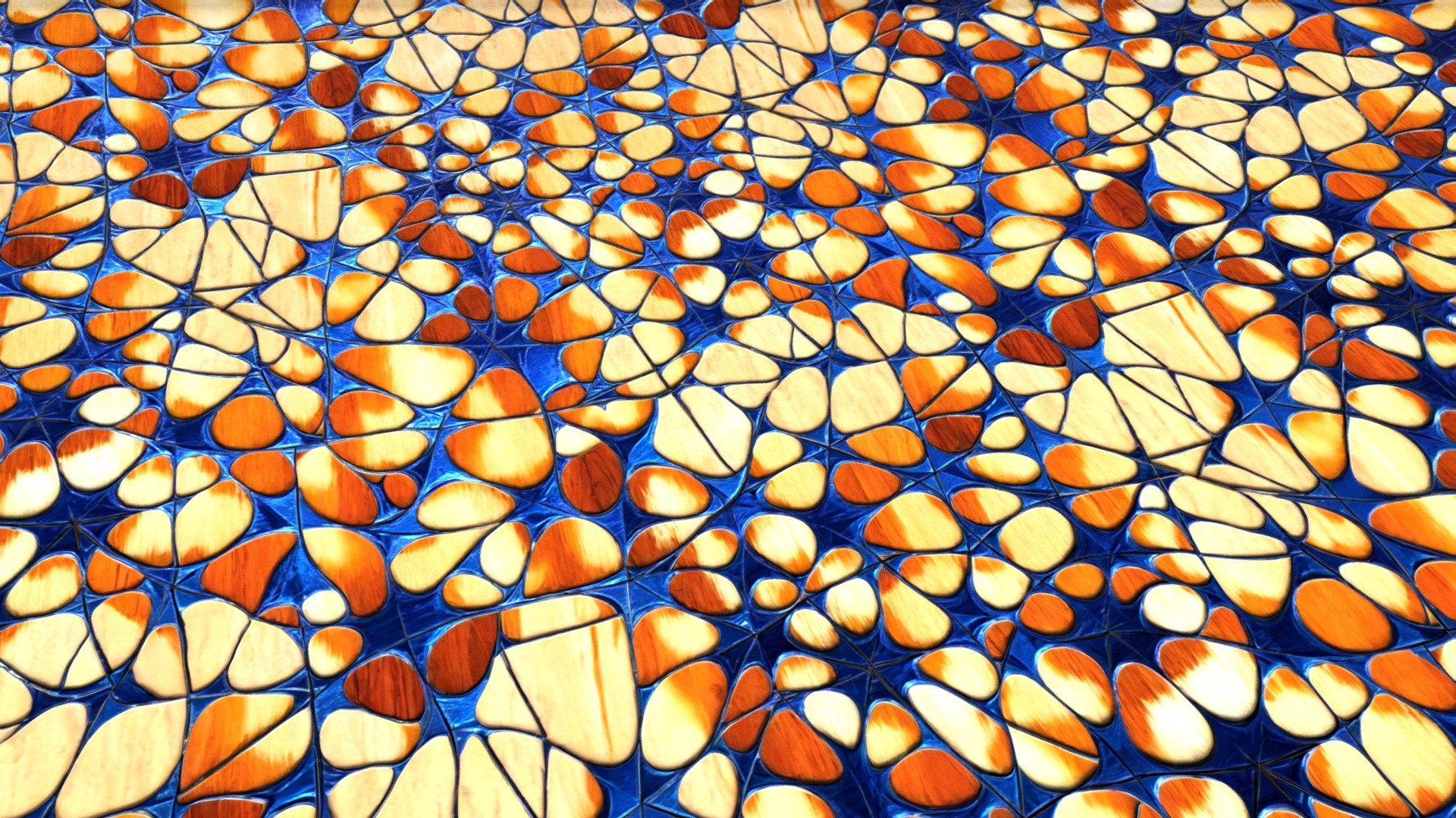 AI-generated Pine wood texture with blue metal inlays - Pine wood texture with blue metal inlays - Download Free 3D model by Tijerín Art Studio (@tijerin_art) 3d model