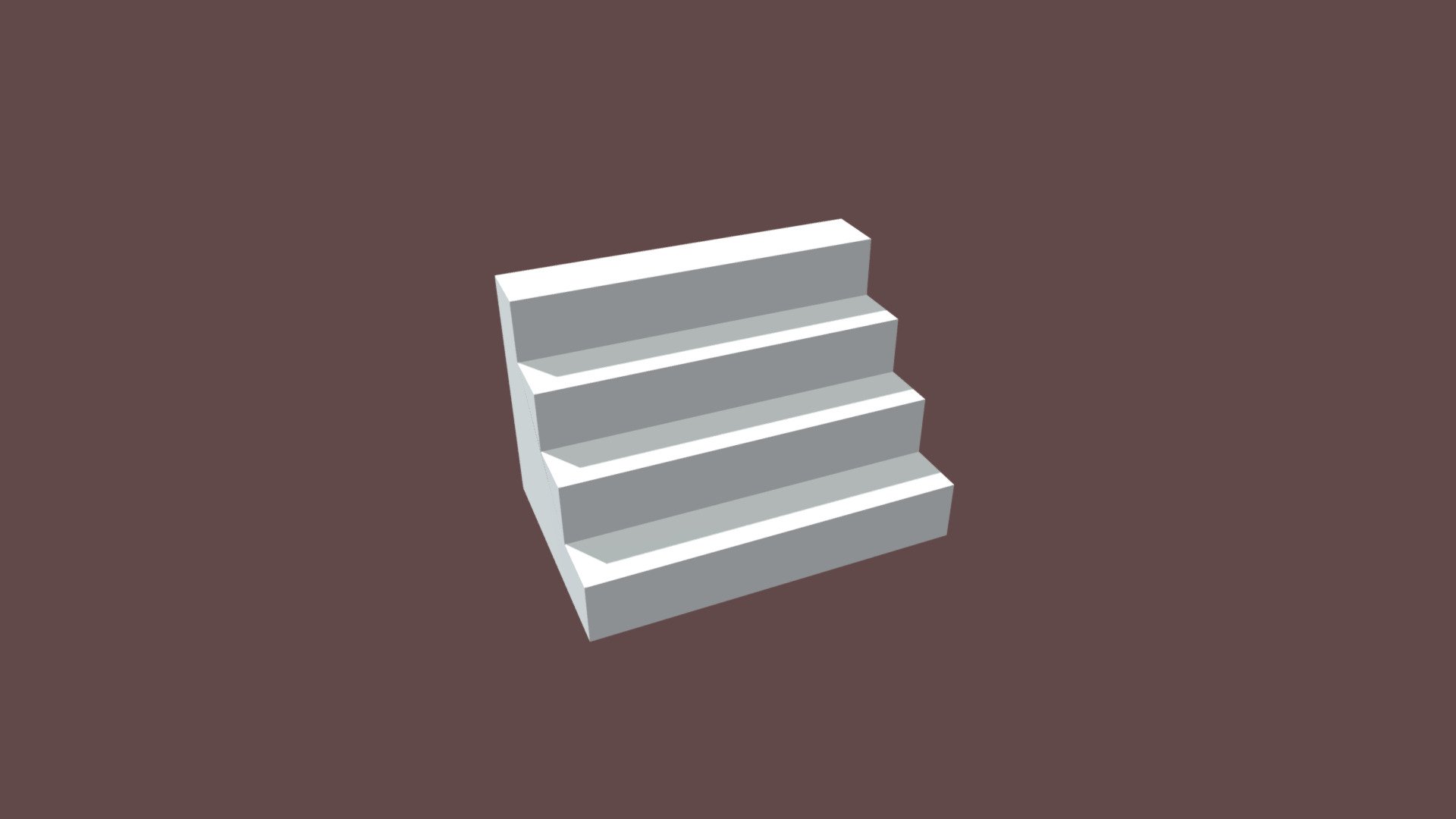A simple Stair. UV-Mapping is already included, so that you can put any texture on it.

Part of the “Shrimple Parts” collection 3d model