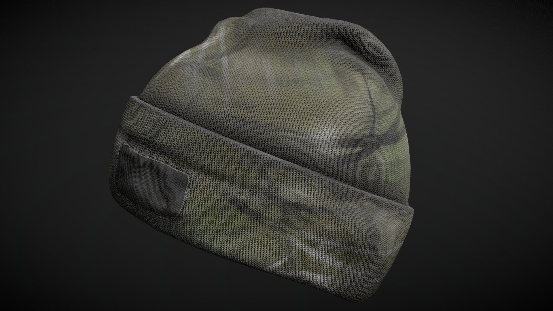 Warm Beanie in camouflage - Download Free 3D model by VALIDOL (@VALIDOLOVICH) 3d model