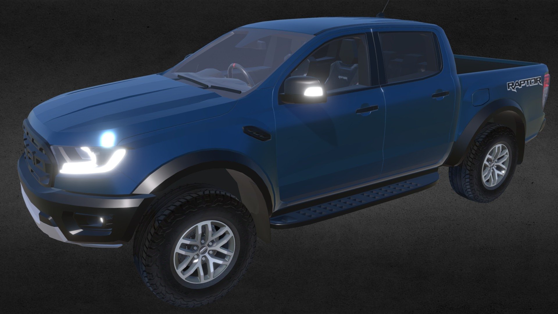 Ford Raptor Ranger 2019 

Mesh data
Polygons 44.962
Vertices 53.741 - Ford Raptor Ranger 2019 - 3D model by KittyBarnes 3d model