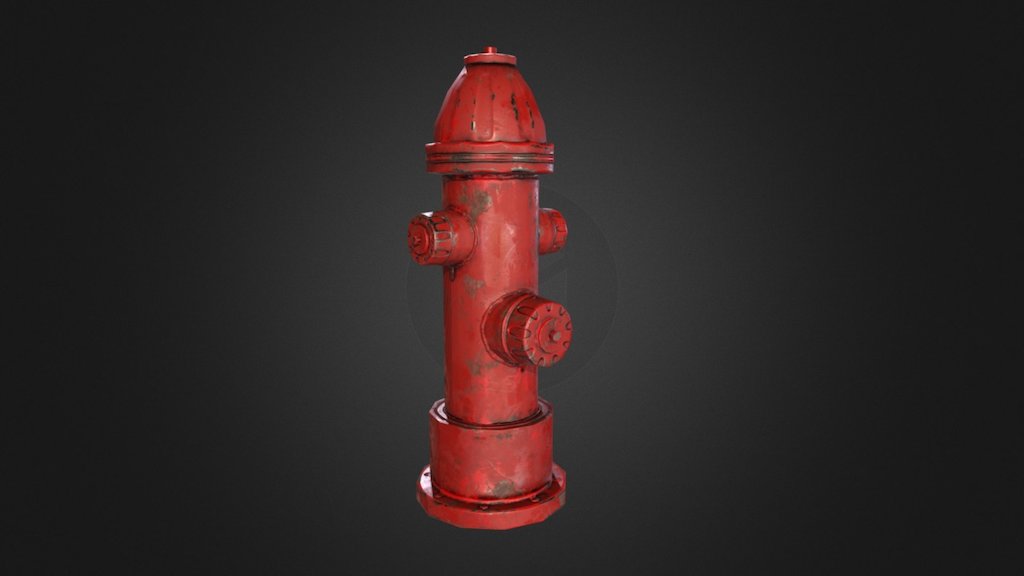 This fire hydrant is an asset created by our team to be used in an environment. In order to build a realistic scene for game but, even more pertinently for a simulation or training, it is very important that everything — even something as seemingly simple as a fire hydrant — is true-to-life, technically tight and aesthetically pleasing 3d model