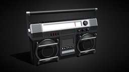 Knallmaschine Boombox music, tape, videogame, prop, stereo, boombox, 80s, recorder, wolfenstein, radio, youngblood