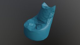 Bean Bag scanned, beanbag, photogrammetry