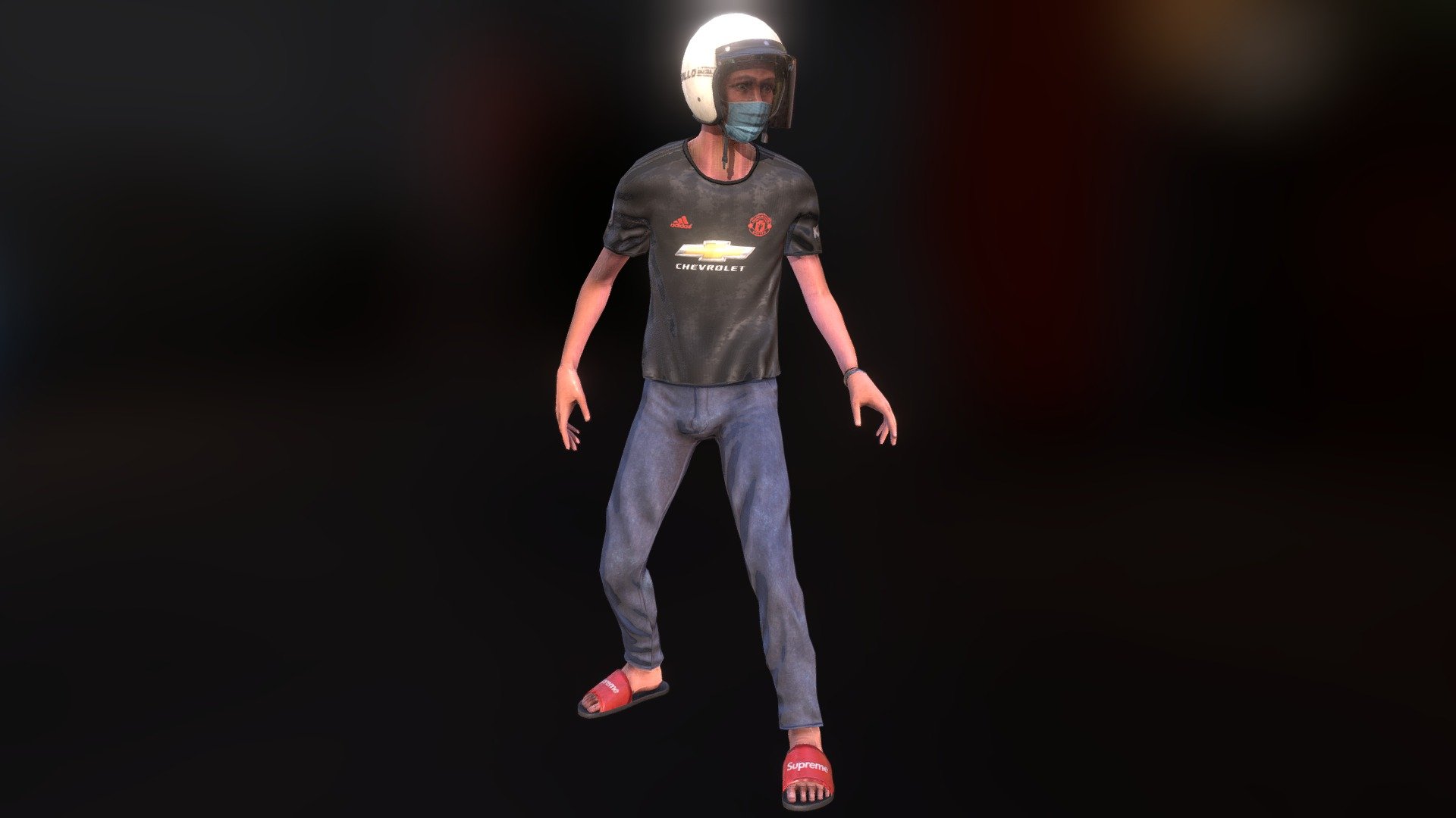 modelled in maya, sculpted in zbrush and textured in substance painter 3d model