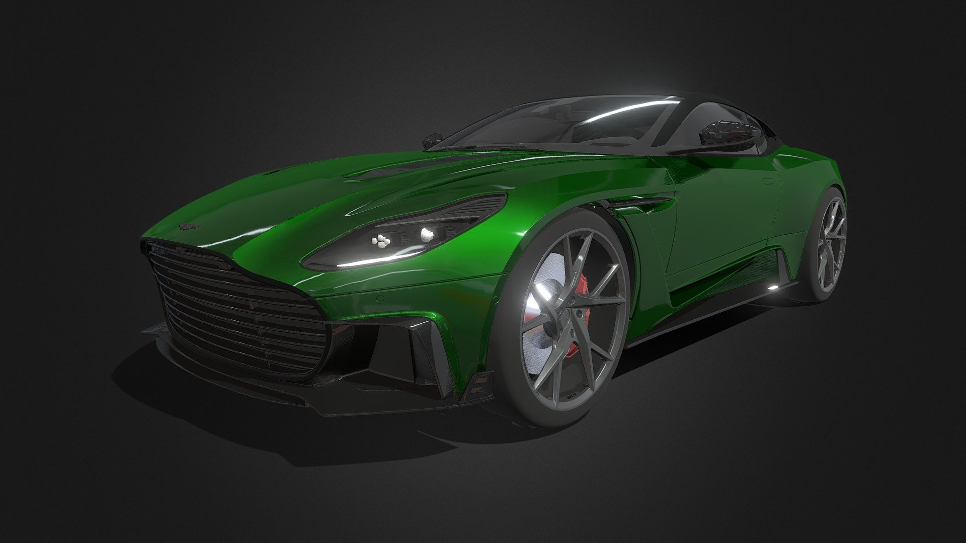 Aston Martin DB11 Mansory - 3D model by Davidson (@a0930582398) 3d model