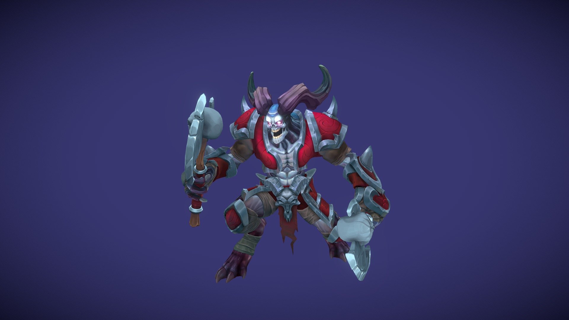Stylized character for a project.

Software used: Zbrush, Autodesk Maya, Autodesk 3ds Max, Substance Painter - Stylized Armored Hellguard - 3D model by N-hance Studio (@Malice6731) 3d model