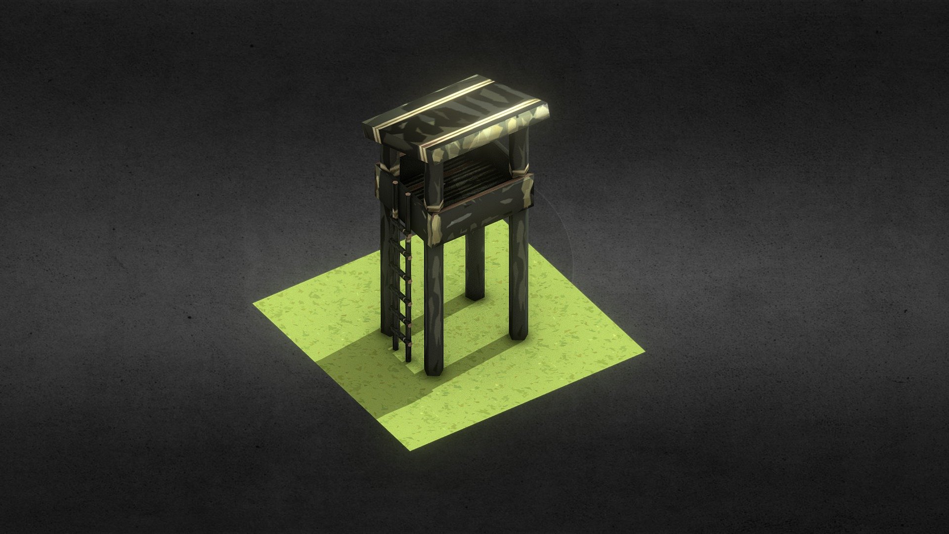 Watchtower - Buy Royalty Free 3D model by tamminen 3d model