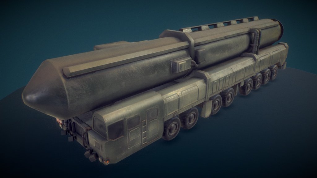 Topol-M is my new Low-Poly model. It's my first experience with military models. The main focus was made more realistic materials for Low-Poly model
Hope you like it:) - Topol-M - 3D model by FenixST 3d model
