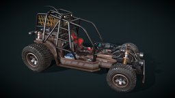 Buggy buggy, autodesk, vintage, bake, baked, game-art, wepon, autodeskmaya, game-asset, game-model, substancepainter, maya, hardsurface, sketchfab