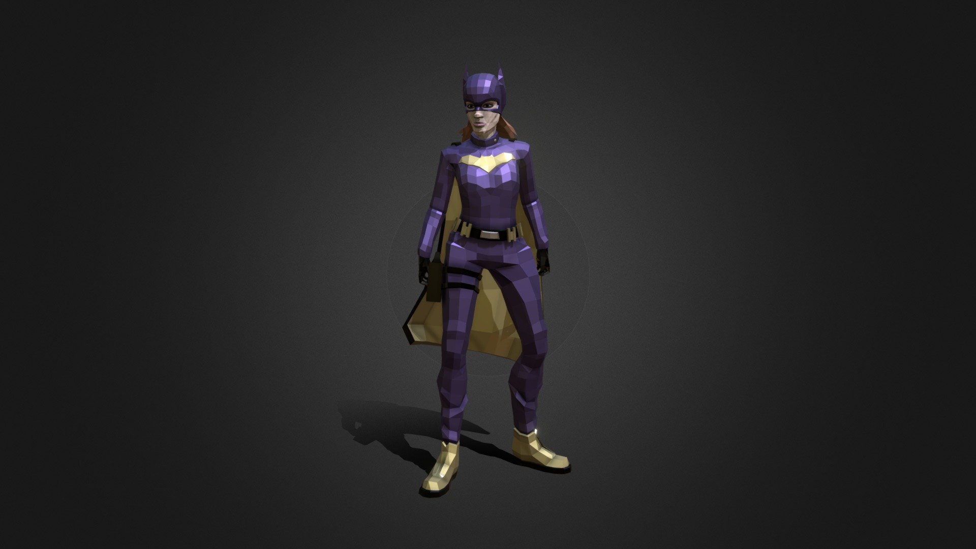 Batgirl, as portrayed by Leslie Grace for the canceled movie, Batgirl. This is my 155th DC Extended Universe character (and not my first non-canon DCEU character, following John Stewart and Wonder Woman &ldquo;1854