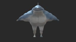 Randall the Sharkman substancepainter, substance
