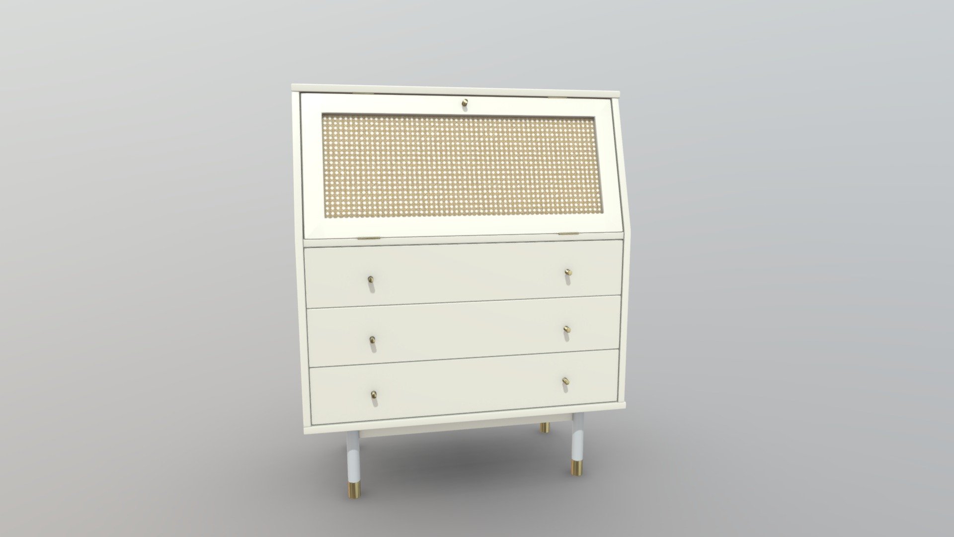 Units: Millimeter

Texture Format: .png .jpg

PBR in Substance Painter available for all software 

Usable in AR VR

ue4. ue5. blender. maya. 3d max. unity. c4d.

Formats: .obj .gltf .fbx .blend .glb

Compatible: 2.79 - 3.xx

Our studio accepts to make 3d models according to customers' requirements..

If you need any models for 3d software such as: 3dsmax, Cinema4D, Blender, Maya, Unreal Engine and Sketchup, please contact us or leave a comment below.

My best collections

Best regards ! - Bund Woody White Rattan 3-Drawer Dresser - Buy Royalty Free 3D model by interior model (@interiormodel) 3d model