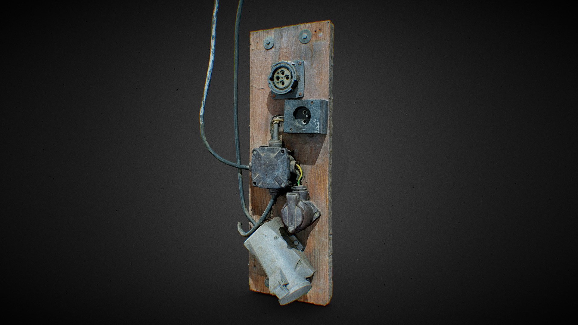 Photogrammetry Electric Box 3D Scan - Electric Box 3D Scan - Buy Royalty Free 3D model by grafi (@zdenkoroman) 3d model