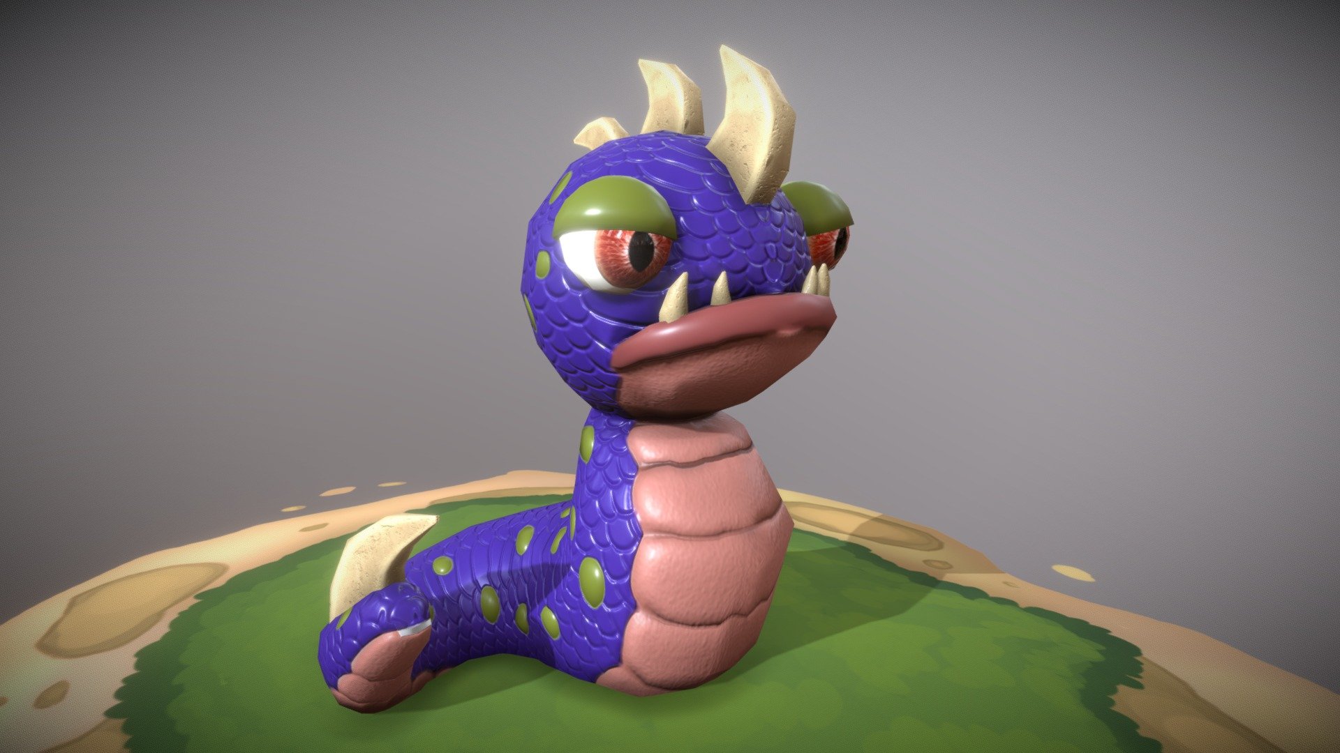 Worm Virus - Worm Virus - 3D model by polynext 3d model