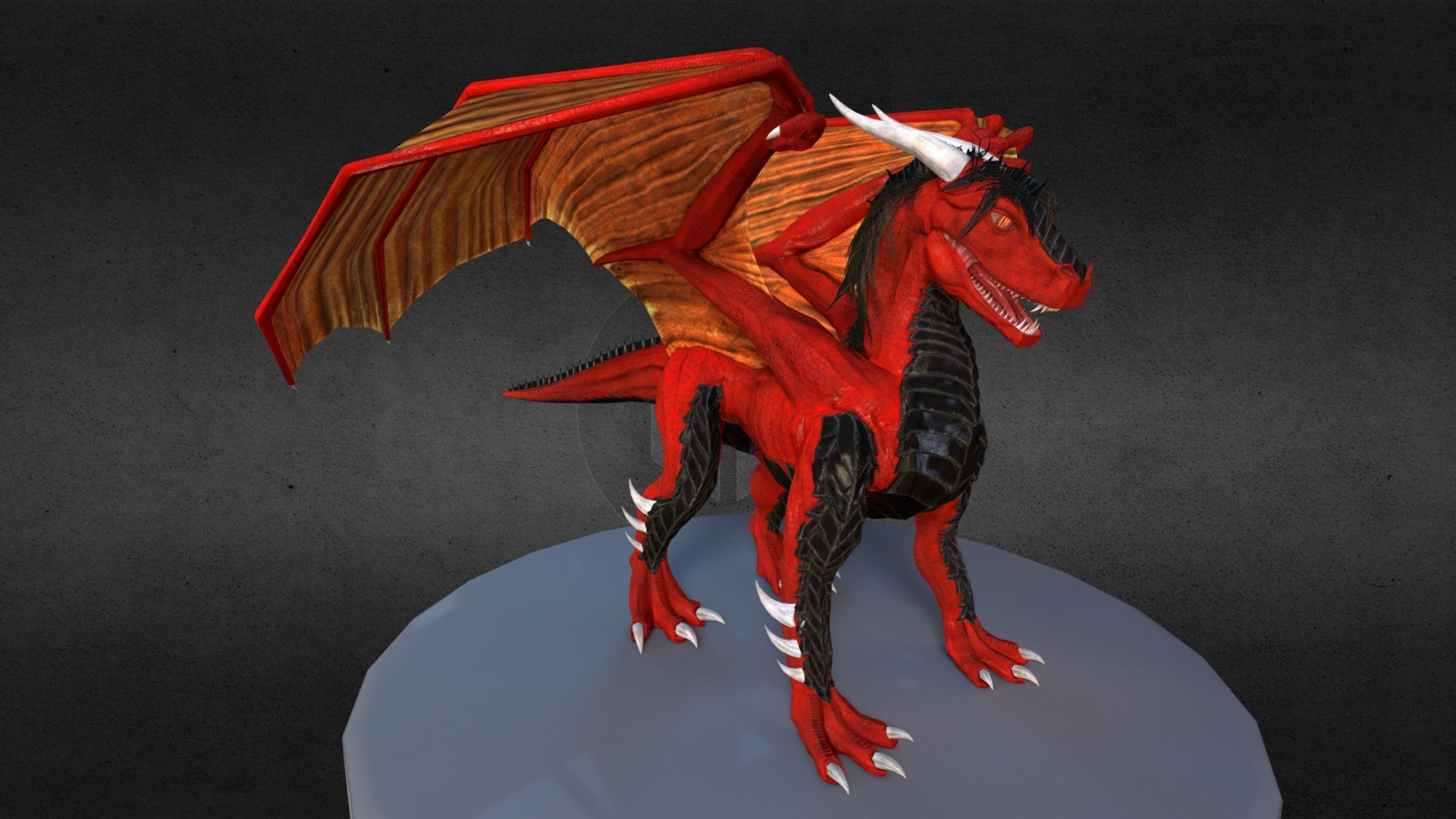 Old model.
REALLY want Sketchfab devs improve alpha/transparency rendering. I could make a better hair here, with less polygons and using alpha planes&hellip; I tried, it messes it up :{ - Drathek - 3D model by Salireths 3d model