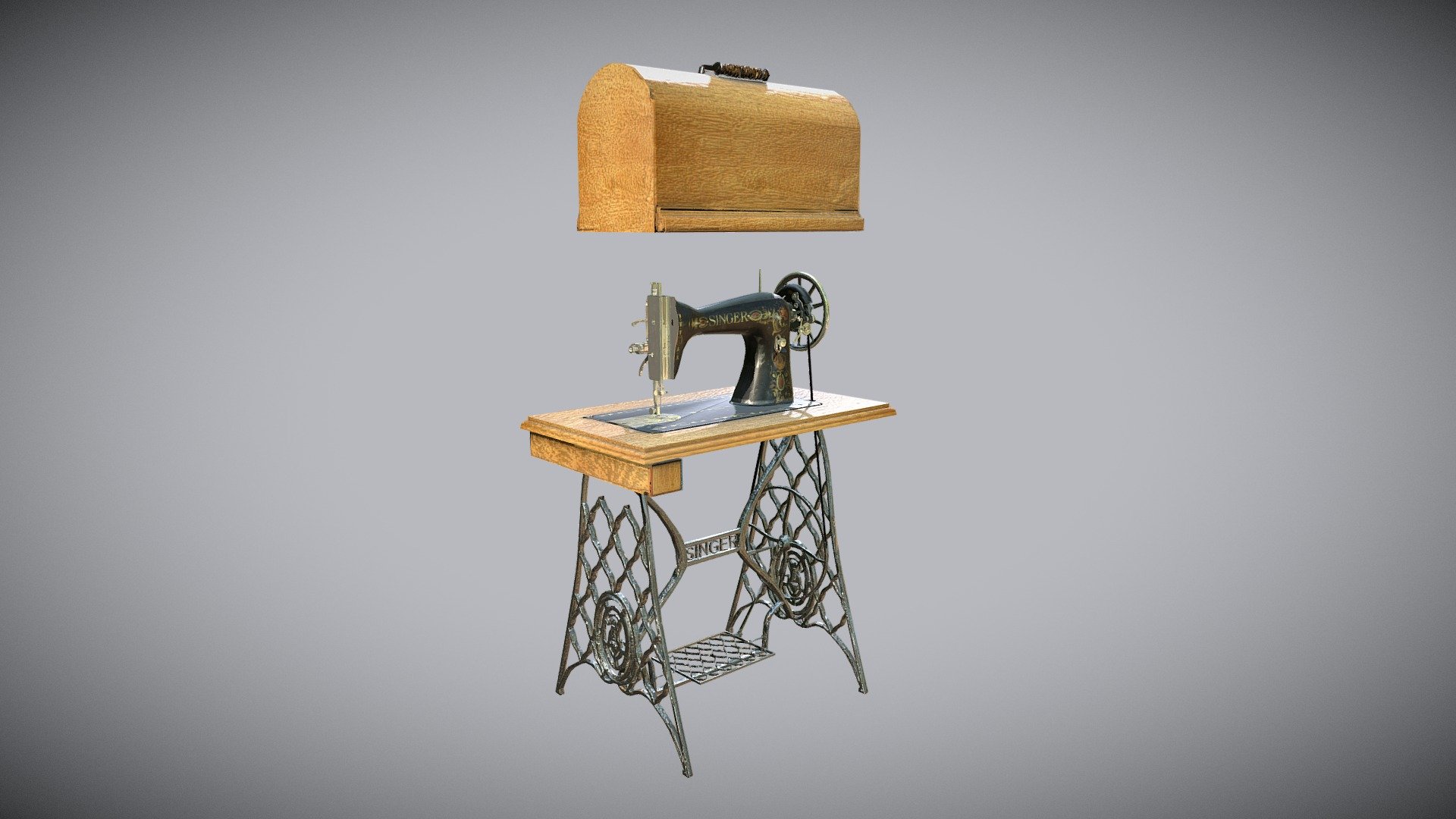Singer - Buy Royalty Free 3D model by Francesco Coldesina (@topfrank2013) 3d model