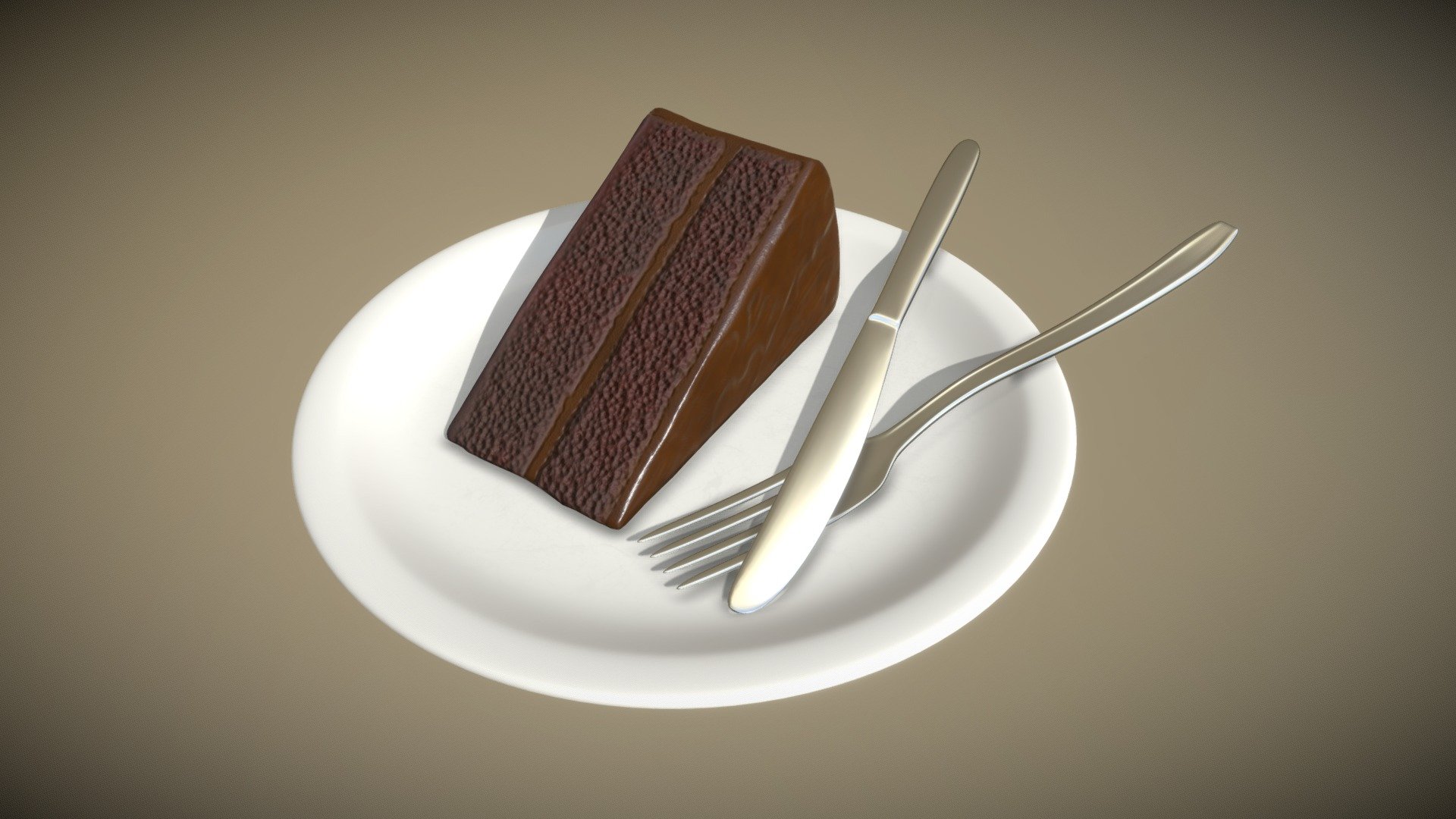 [Zip file]

Mesh Information:

*Cake mesh:




Highpoly: 1664 faces, 3328 tris

World scale (cm): 5.8 height x 10.9 x 5.76

*Plate mesh




Highpoly: 13056 faces, 26112 tris

World scale (cm): 1.48 height x 19.6 x 19.6

*Fork mesh




Highpoly: 7936 faces, 15872 tris

World scale (cm): 1.02 height x 20 x 2.02

*Knife mesh




Highpoly: 2400 faces, 4800 tris


World scale (cm): 0.29 height x 21 x 1.44




3 mesh resolution: LOW, MEDIUM, HIGH



UV unwrapped

Texture Information:




Texture size: 4096x4096

BaseColor

Roughness

Height (cake only)

Normal OpenGL and DirectX (cake only)

PNG format

Formats include: 




.obj

.fbx

.blend

Render: Blender 2.92 Cycles

HDRI from: hdrihaven.com - Cake - Dessert - Buy Royalty Free 3D model by gpz3d 3d model