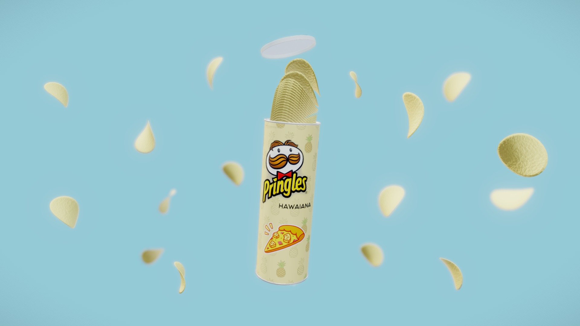 Concept desing off pringles potatoes. 

Blender cycles - Bote Pringles hawaiana - Buy Royalty Free 3D model by atr_studio (@aitor.sma.96) 3d model