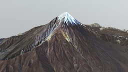 Mount Damavand (دماوند) Map (1:125
