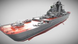 Kirov Class Battlecruiser vray, class, russian, russia, battlecruiser, kirov, ukraine, navigation, unrealengine, redshift, vizrt, octane, russianweapon, russian-army, 3dsmax, blender, ship, cinema4d, war, navy, ukrainewar