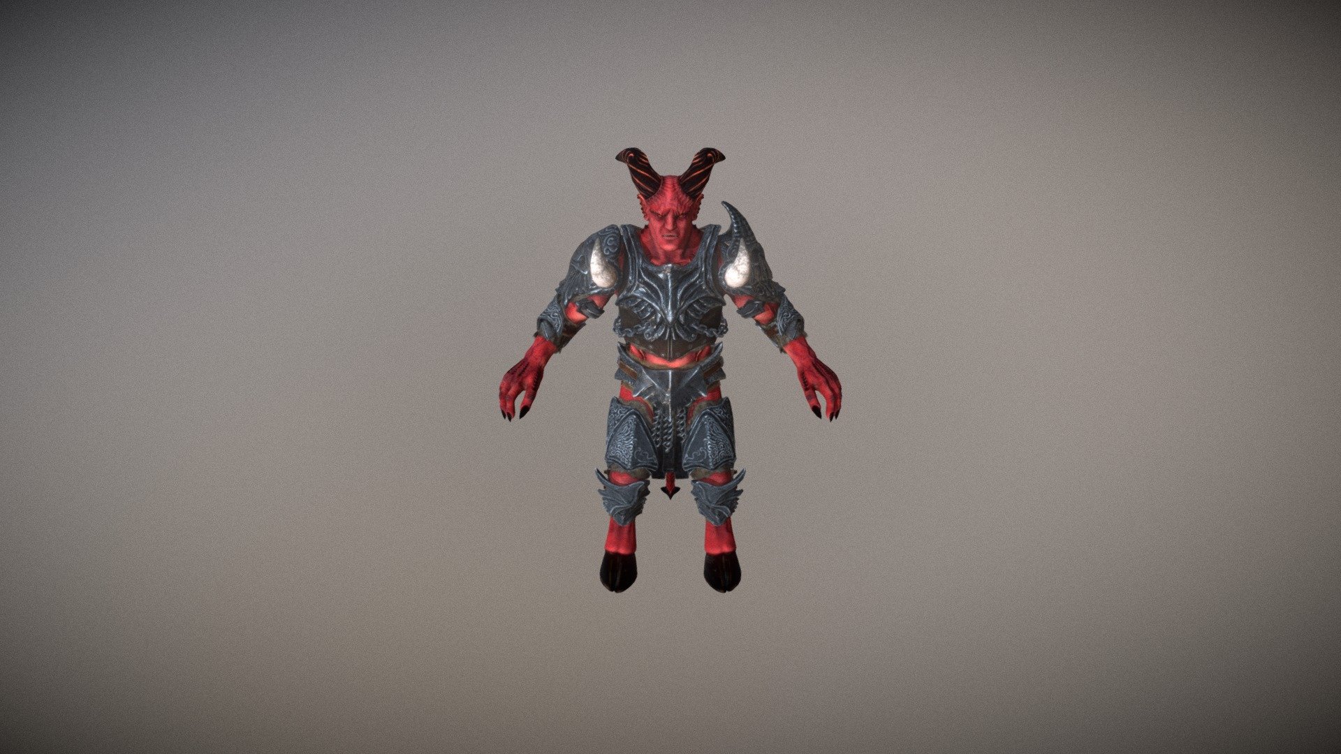 Learn more about Devils Pack PBR at InfinityPBR.com.

The Devils Pack PBR is a monster of a package.  It features 3 Body designs, 3 unique Heads &amp; 4 Horn options, including the option of no horns at all.  The wardrobe set is large, with many ways of customizing the selection to create a vast array of Devil characters.  Devils also comes with two custom Swords.

Package Features




Texture Customization

Mesh Morphing

Sound Effects

Custom Music

Concept Art

Animation Rig

Substance Painter source files

Substance Designer graph

If you purchase this package, please message me so I can get you access to all the extra downloads and the latest versions.



 - Devils Pack PBR - Buy Royalty Free 3D model by Infinity PBR (@infinitypbr) 3d model