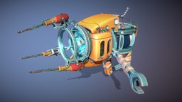 Gravity Gun games, gravity, weapon-3dmodel, 3d-asset, stylized, fantasy, gun