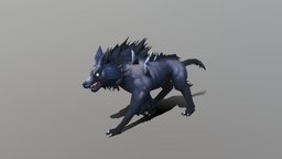 Toon Mutant Wolf mutant, npc, boss, cartoon, gameasset, monster, wolf, gameready