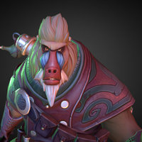 Mocemedes: The Sinister Alchemage xnormal, 3dcoat, crazybump, marmoset20, photoshop, 3dsmax, zbrush