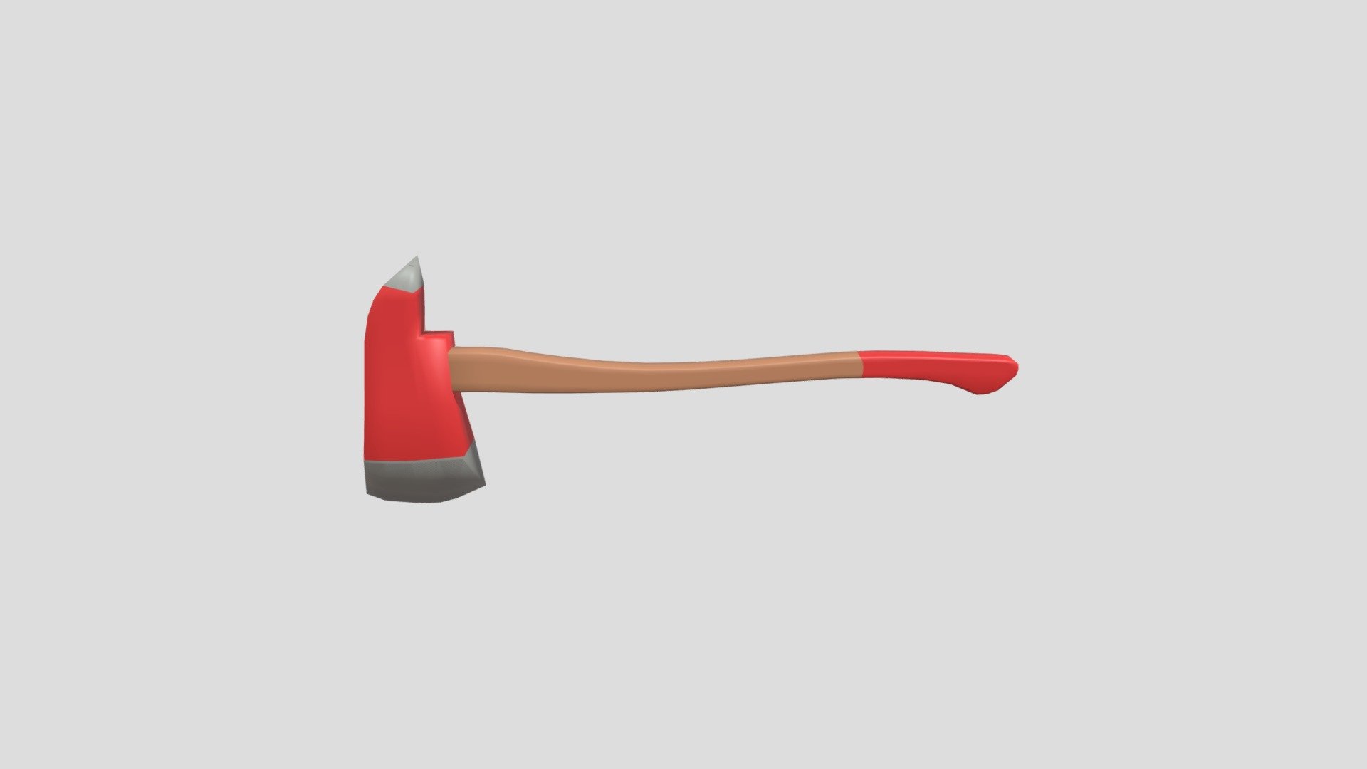 по приколу сделал, потому что да - Fire-axe - Download Free 3D model by GachiLord (@PIVO1337228) 3d model