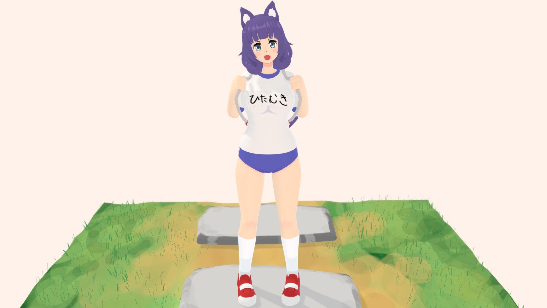 お狐様こんにちはー！ - Hitamu Kyan (Futoku no Guild) - 3D model by tarako_ko 3d model