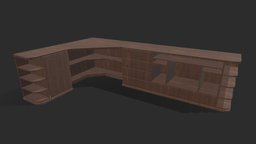 Computer Desk Portico Moveis M01 computer, desk, rack, table, writing, moveis, moble, desk-table, wood, escrivania