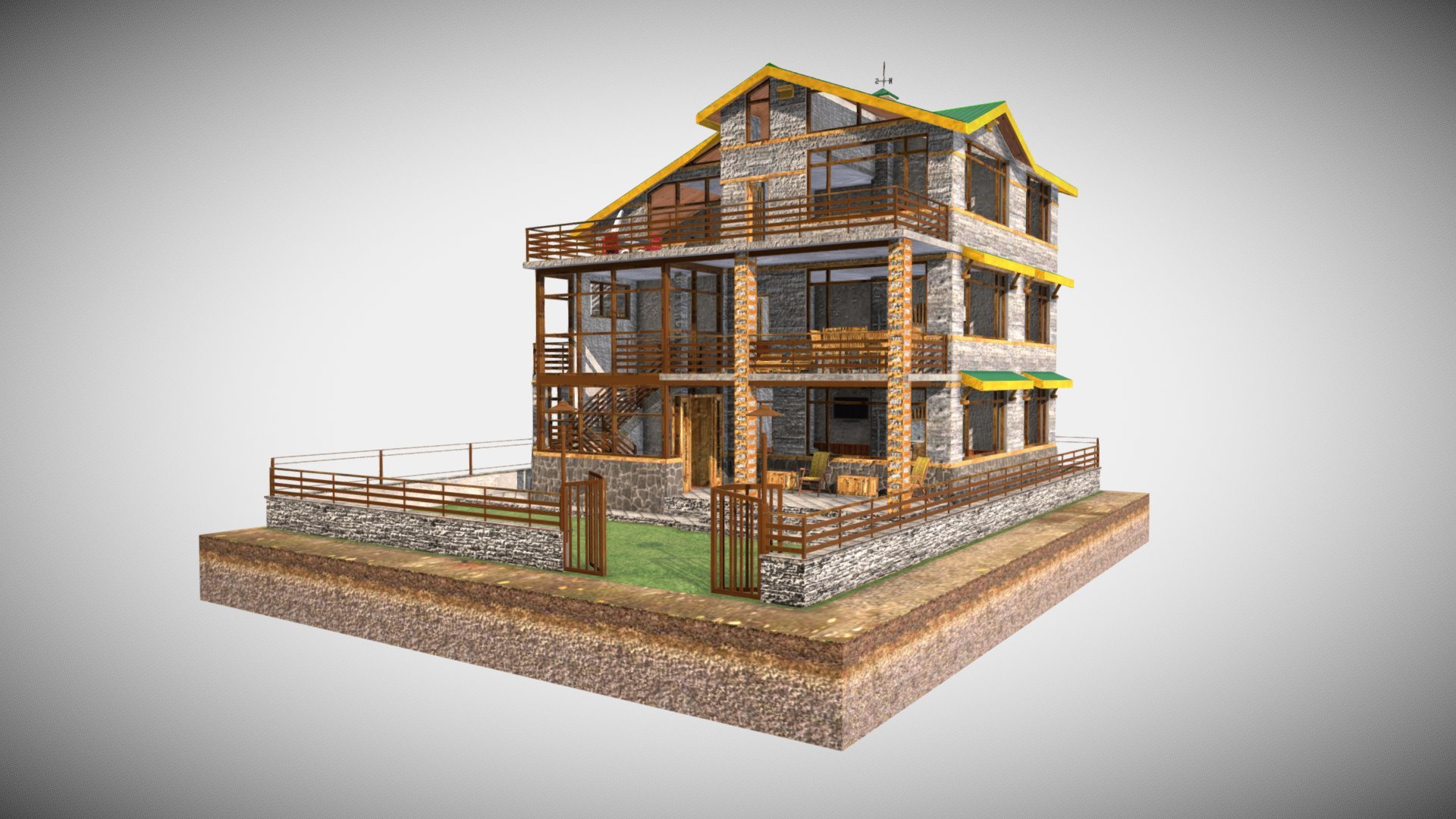 Modern - 3D model by Francesco Coldesina (@topfrank2013) 3d model