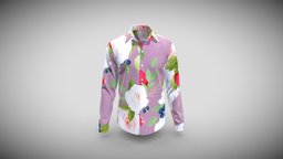 Soft Hawaii Shirt Slim Fit